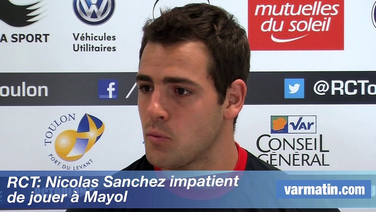 RCT: Nicolas Sanchez impatient  de jouer à Mayol