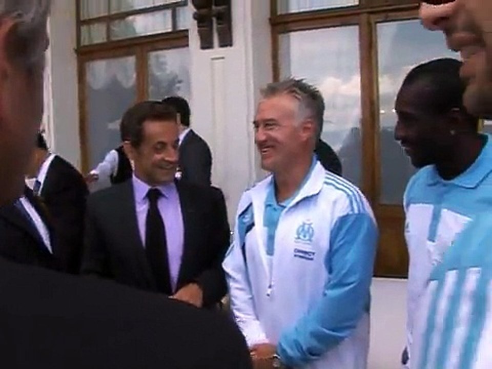 Les Olympiens ont rencontré le Président Sarkozy