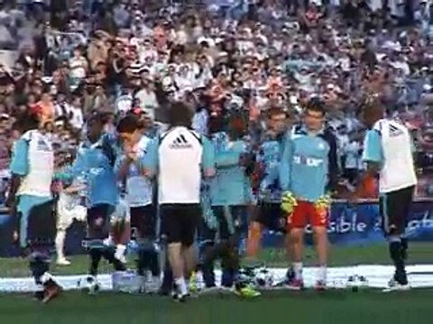 Au Vélodrome contre Strasbourg, avec les Olympiens