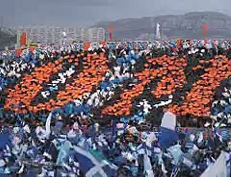 La victoire contre l'ASSE depuis les virages