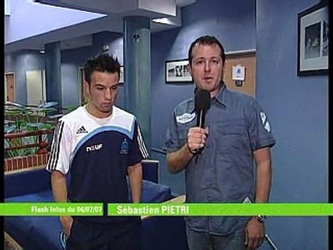 A Capbreton, avec Gaël Givet et Mathieu Valbuena