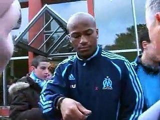 Avec le groupe olympien à Lorient