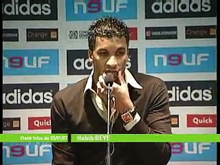 Interview de Habib Beye