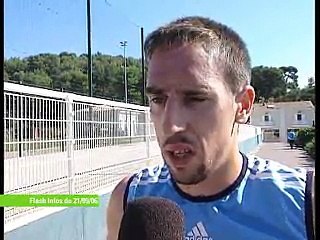 OMtv Flash : Interview de F. Ribéry