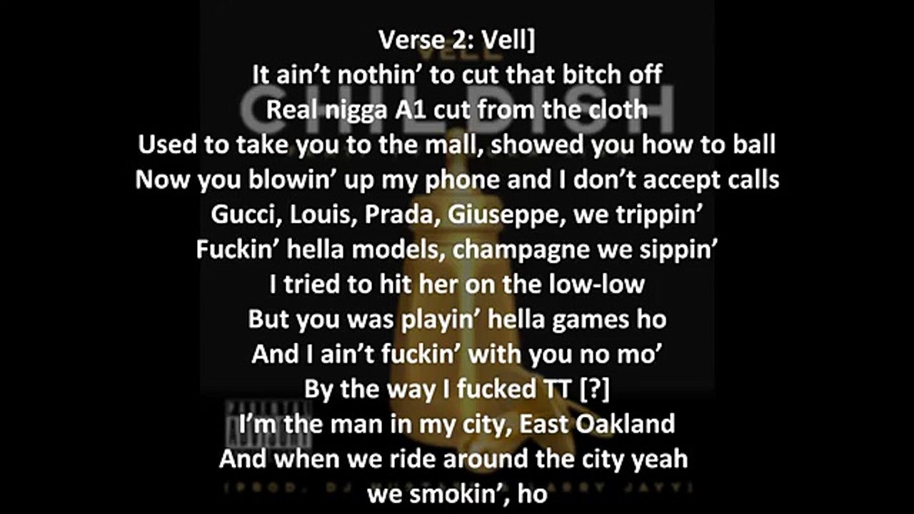 Vell ft. Ty Dolla $ign - Childish (Lyrics)