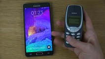 Samsung Galaxy Note 4 vs. Nokia 3310 - Which Is Faster  (4K)