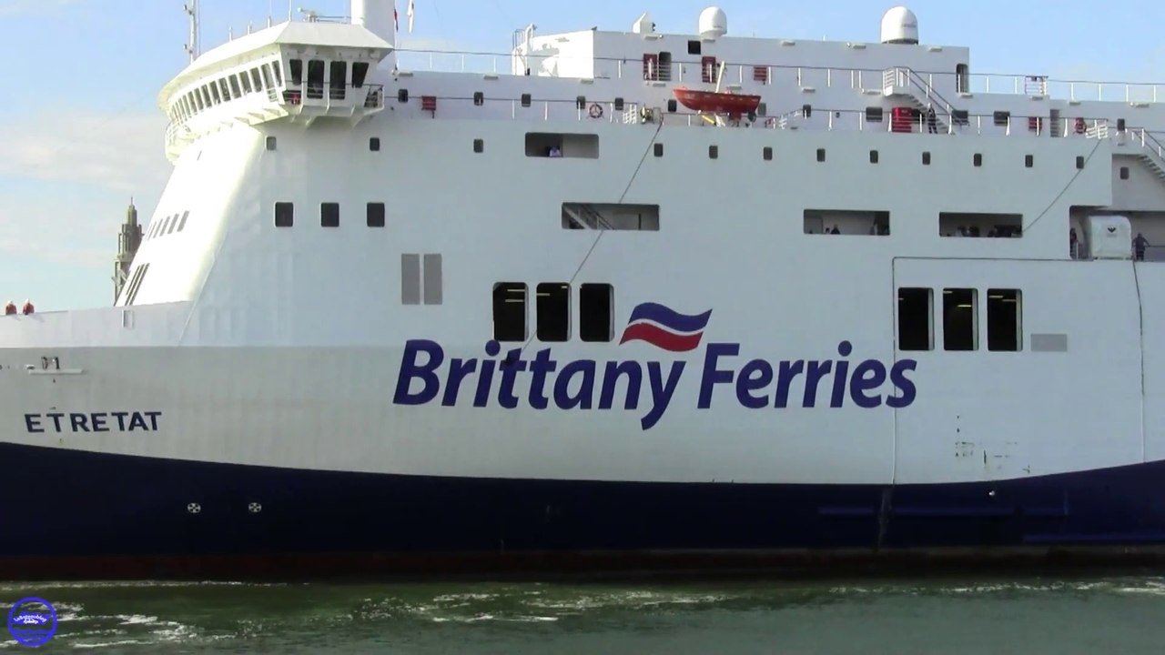 Brittany Ferries - Etretat. Arrivée Le Havre