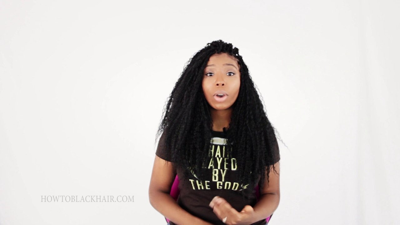 Individual Tree Braid Hair Care Maintenance Advice Tutorial Part 4 of 7