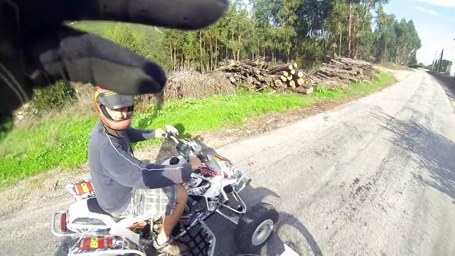 TEST HONDA TRX 450 AND HUSABERG FE 450 GOPRO