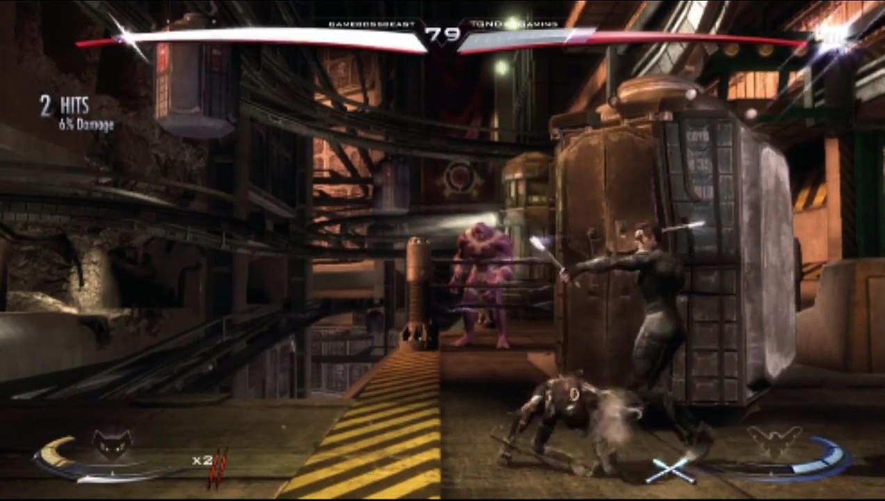 Nightwing VS Comic Book Character In A Injustice Gods Among Us Xbox Live Match / Battle / Fight