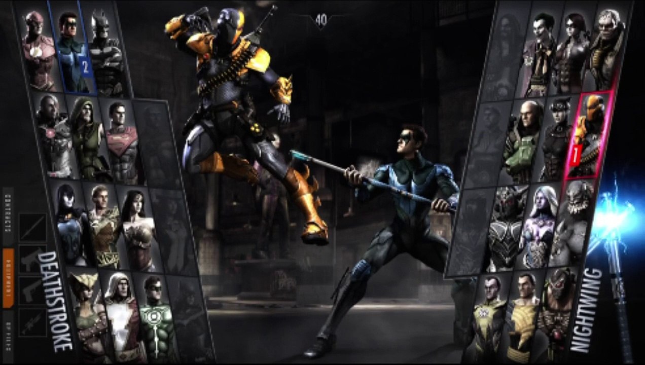 Nightwing VS Comic Book Character In A Injustice Gods Among Us Xbox Live Match / Battle / Fight