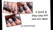 3 Lazy Girls Nail Designs ❤ Easy Nail Art Tutorial For Beginners Nails Designs