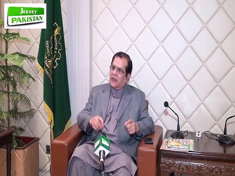 Syed Mahmood Ghaznavi Vice President Lahore Chamber of Commerce & Industry talked with Shakeel Anjum(jeeveypakistan.com)