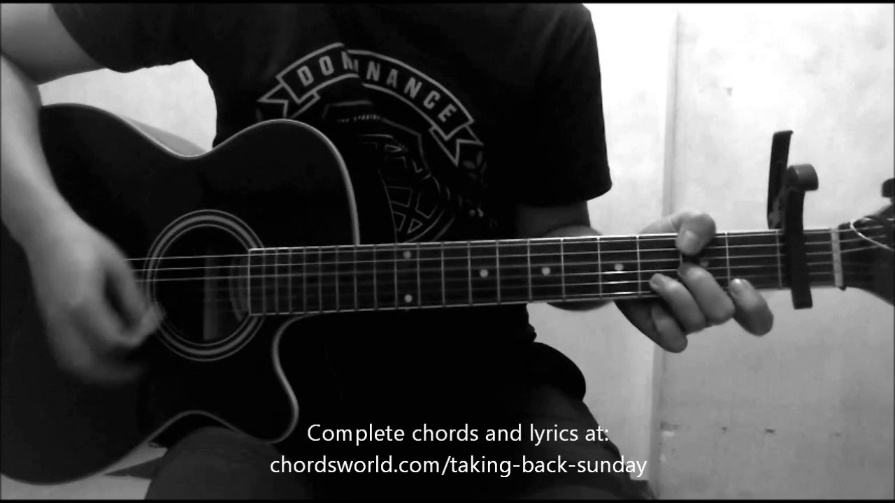 Taking Back Sunday - Stood A Chance Chords