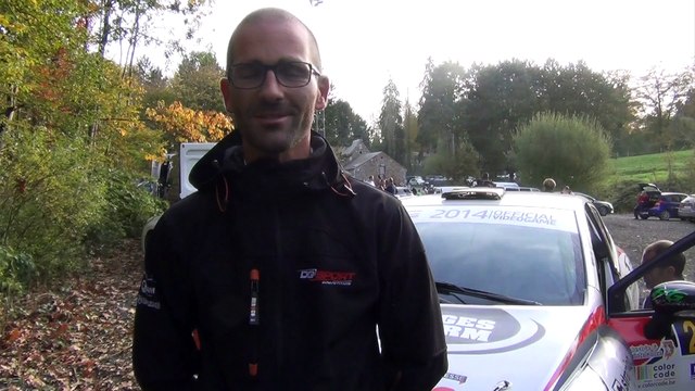 Rallye du Condroz 2014: CédricDe Cecco après le shakedown