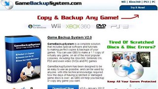 Game Backup System Copy And Backup Any Game