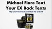 Michael Fiore Text Your EX Back Texts - Text Your EX Back 500 Questions