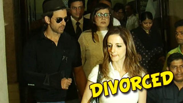 (Video) SPOTTED : Hrithik Roshan & Sussanne Khan At Bandra Family Court | Get Divorced