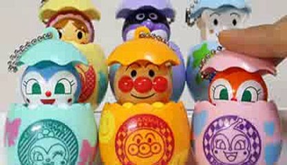 Anpanman Egg Toy ～ アンパンマン わくわくたまご 全六種 ガチャ