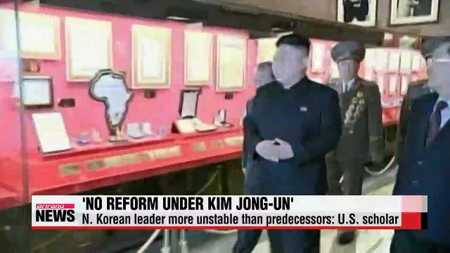 N. Korean regime can't reform under Kim Jong-un's N. Korean expert