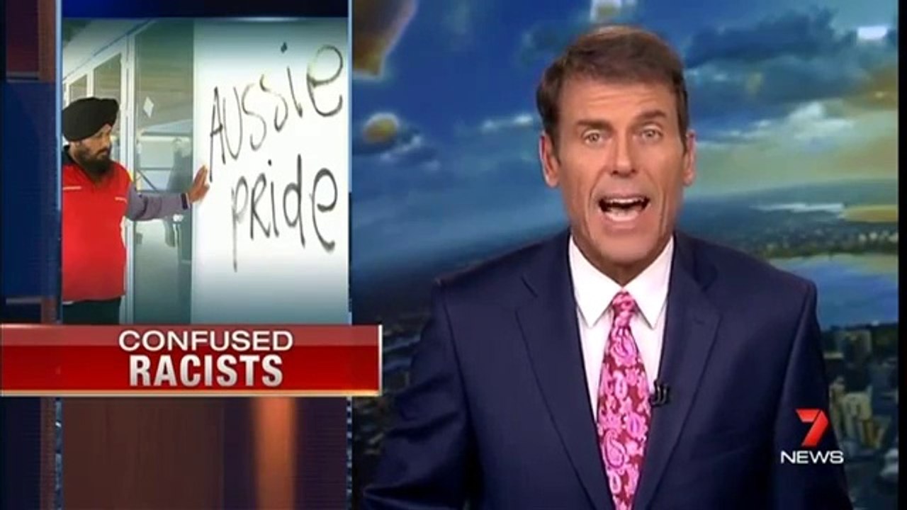 Racist Attack - Confused Australian Sprayed Anti-muslim Graffiti At Sikh Temple by KFCNEWS