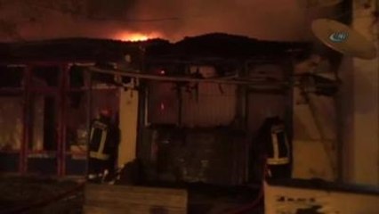 Metruk Evde Yangın Çıktı