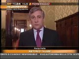 Tajani sulla crisi