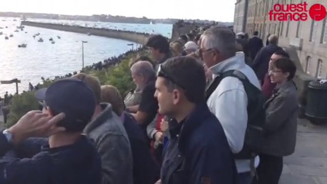 Route du Rhum : du haut des remparts...