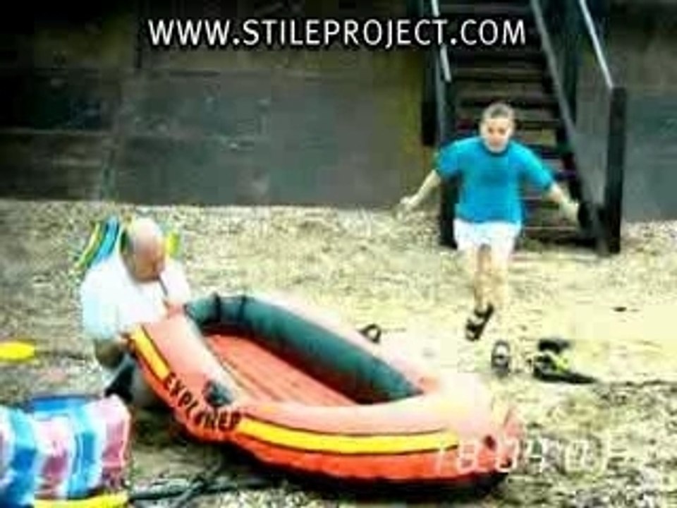 Comedy-dad gets head blown off