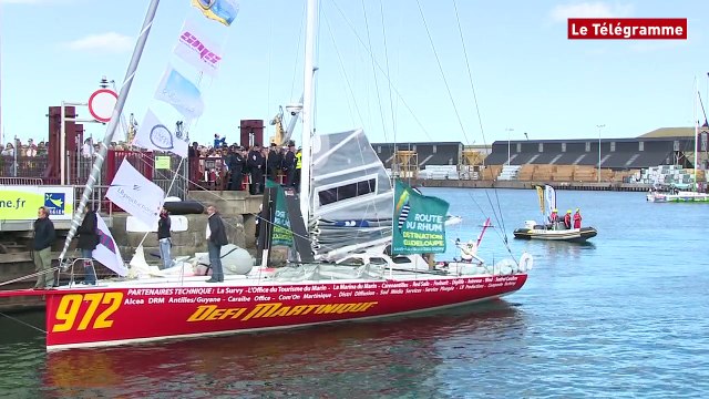 Route du Rhum - Destination Guadeloupe. Les Multi50 passent les écluses
