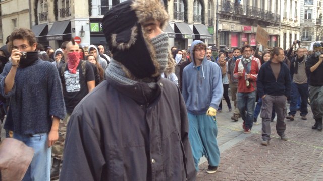 Manif à Nantes contre les violences policières