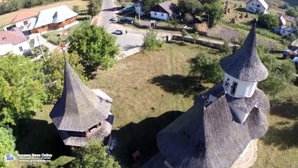 Biserica “Înălțarea Sfintei Cruci” din Pătrăuți (filmare aeriană)