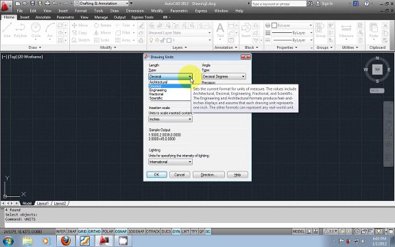 AutoCAD 2012 urdu tutorial part5- Grips and units.flv
