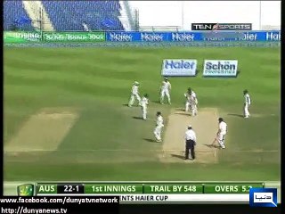 Dunya News - Day 3: Pakistan 61 for 2 after Australia all out trailing by 309 runs