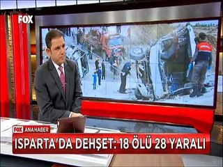 İsparta'da dehşet 18 ölü 28 yaralı küçük midibüse 46 kişi bindirdiler