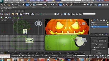 Modeling Halloween Pumpkin in 3dmax part 1
