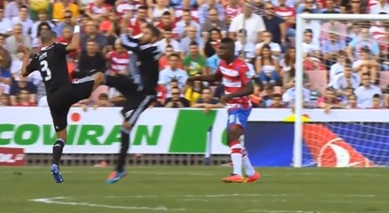 La grosse semelle de Pepe sur Sergio Ramos