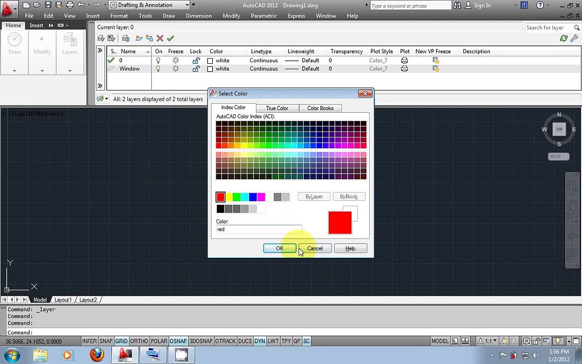 AutoCAD 2012 Urdu Tutorial part7- Using Layers.flv