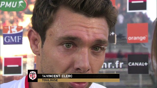 TOP14 - Lyon-Toulouse: Interview Vincent Clerc (TLS) - J10 - Saison 2014/2015
