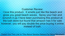 Lush Sea Spray Hair Mist, 3.3 Ounces Review