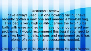 Hammer Double Deluxe Tote Bowling Bag Review
