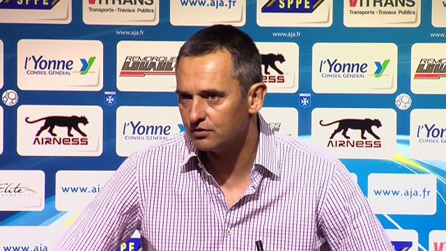 Réaction de Jean-Luc Vannuchi après AJ Auxerre - Stade Brestois 29