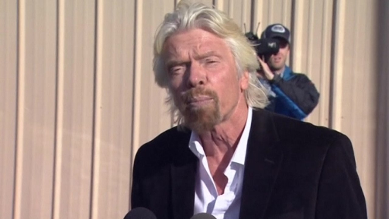 Richard Branson 'determined' to learn from spaceship crash