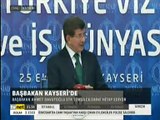 Başbakan Ahmet Davutoğlu, Kayserili İş Adamları ve Stk Temsilcilerine Hitap etti