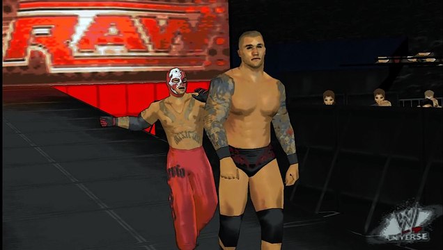 WWE Smackdown Vs Raw 2011 Rey Mysterio VS Randy Orton.