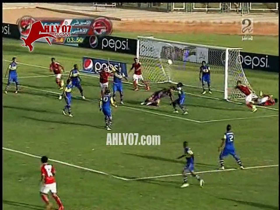 لحظة اصابة عمرو جمال بالرباط الصليبي