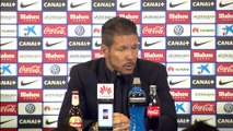 Simeone, contento con la victoria ante el Córdoba