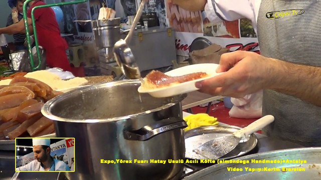 Expo,Yörex Fuarı Hatay Usulü Acılı Köfte (almôndega Handmade)=Antalya