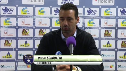 USCL - Sochaux : Conférence de presse d'Olivier Echouafni (J13 S14/15)