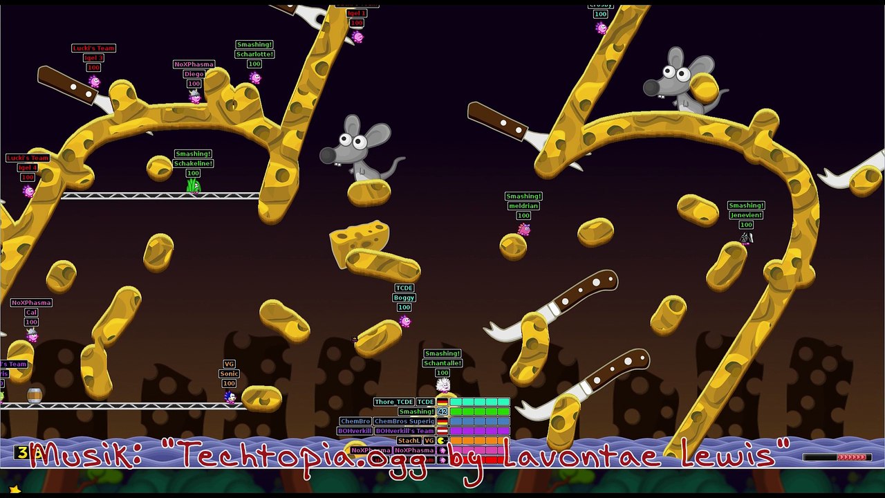 Holarse Multiplayer Action - Hedgewars (BestOf) [Linux] [German]